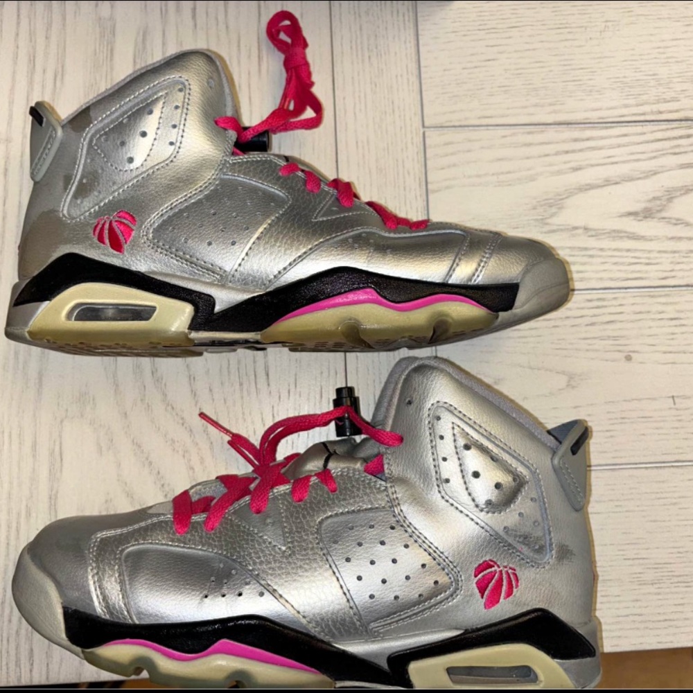 Grade school silver Jordan’s
